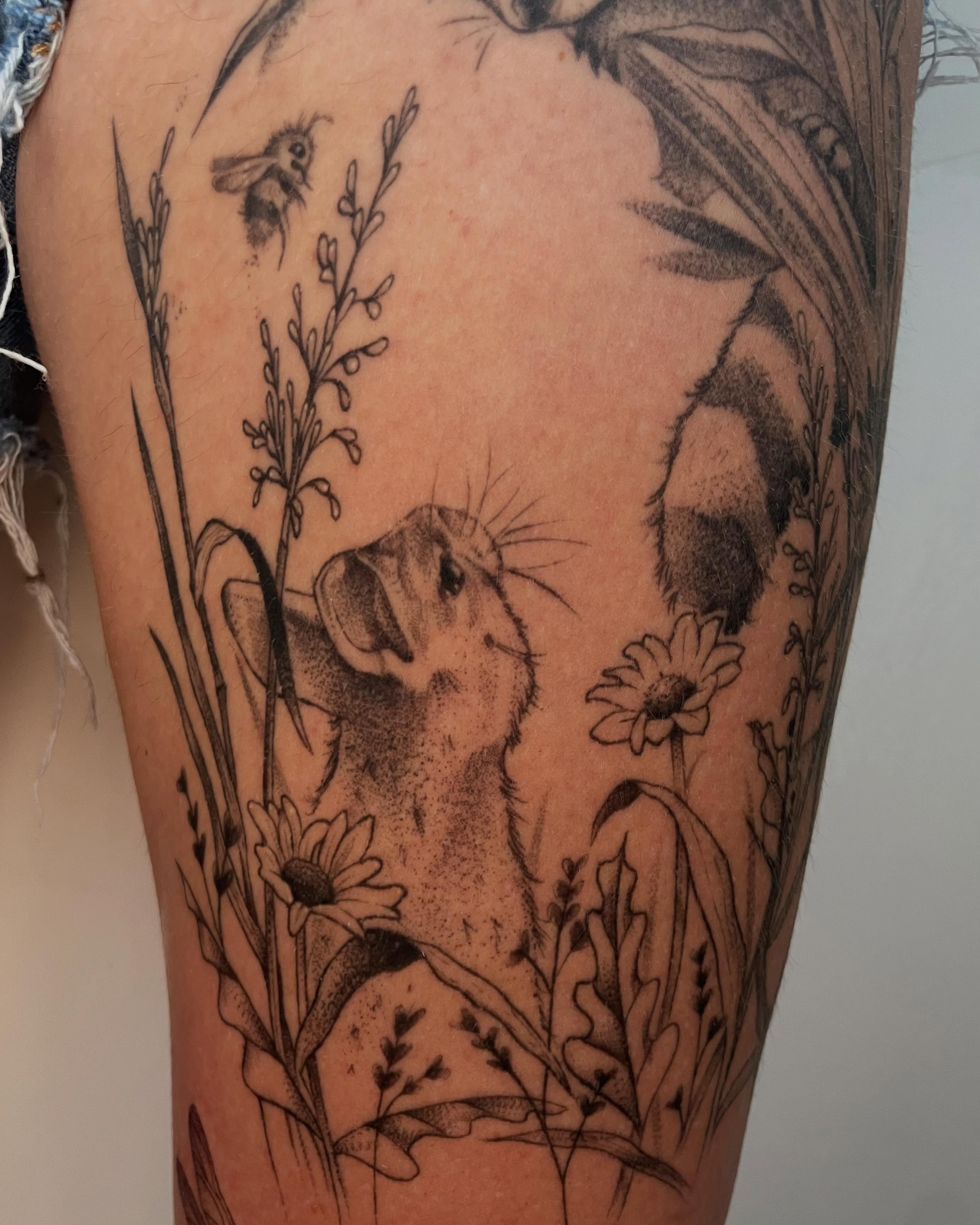 Tattoo by @samiamthesam — dotwork, realism