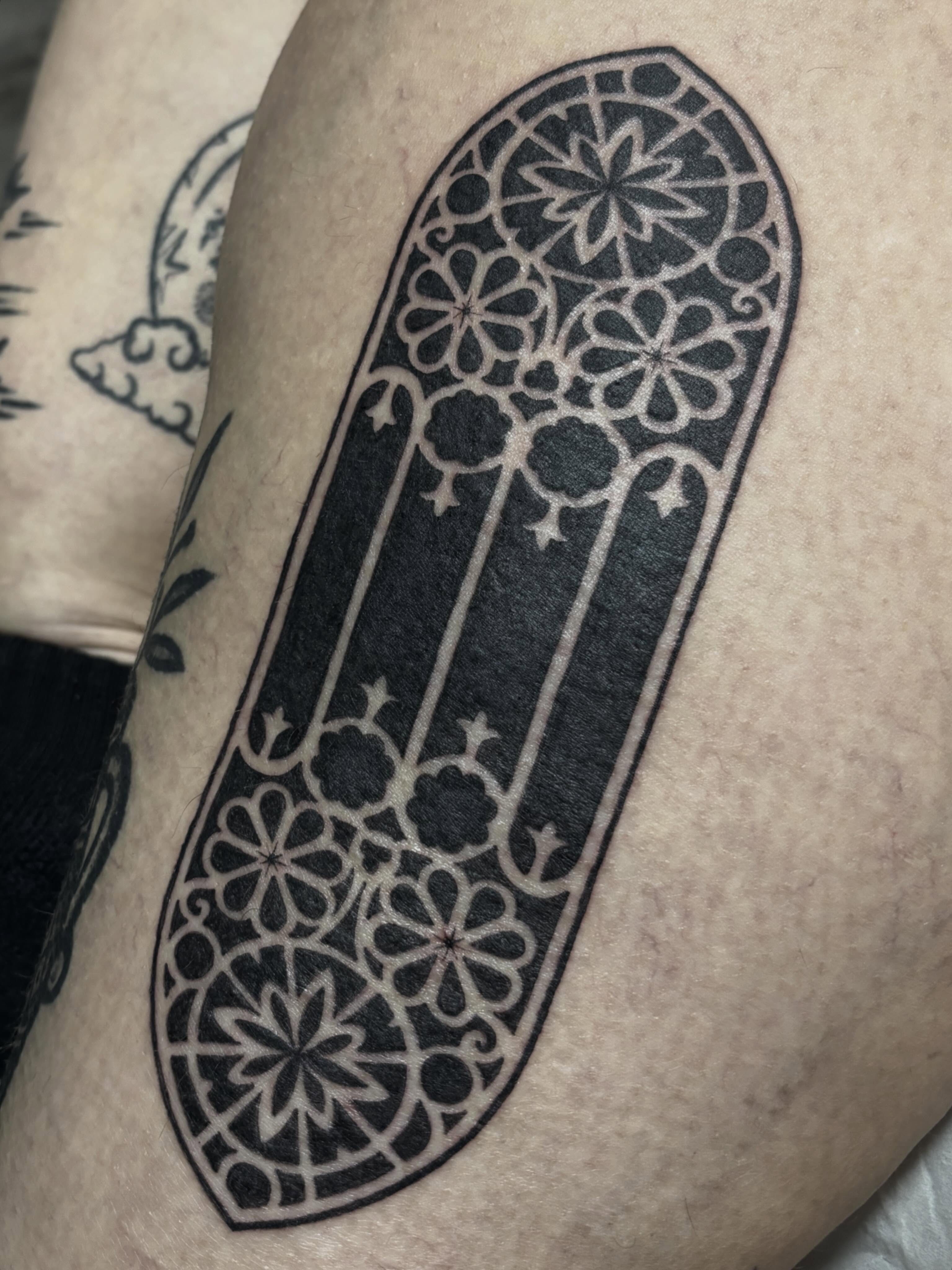 Tattoo by @osichristattoos — geometric