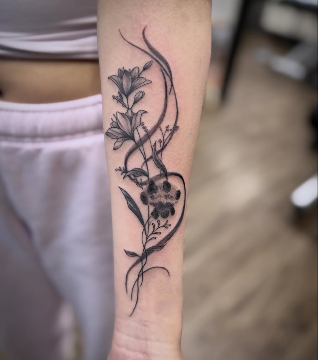 Tattoo by @jessalther — black_and_grey, realism
