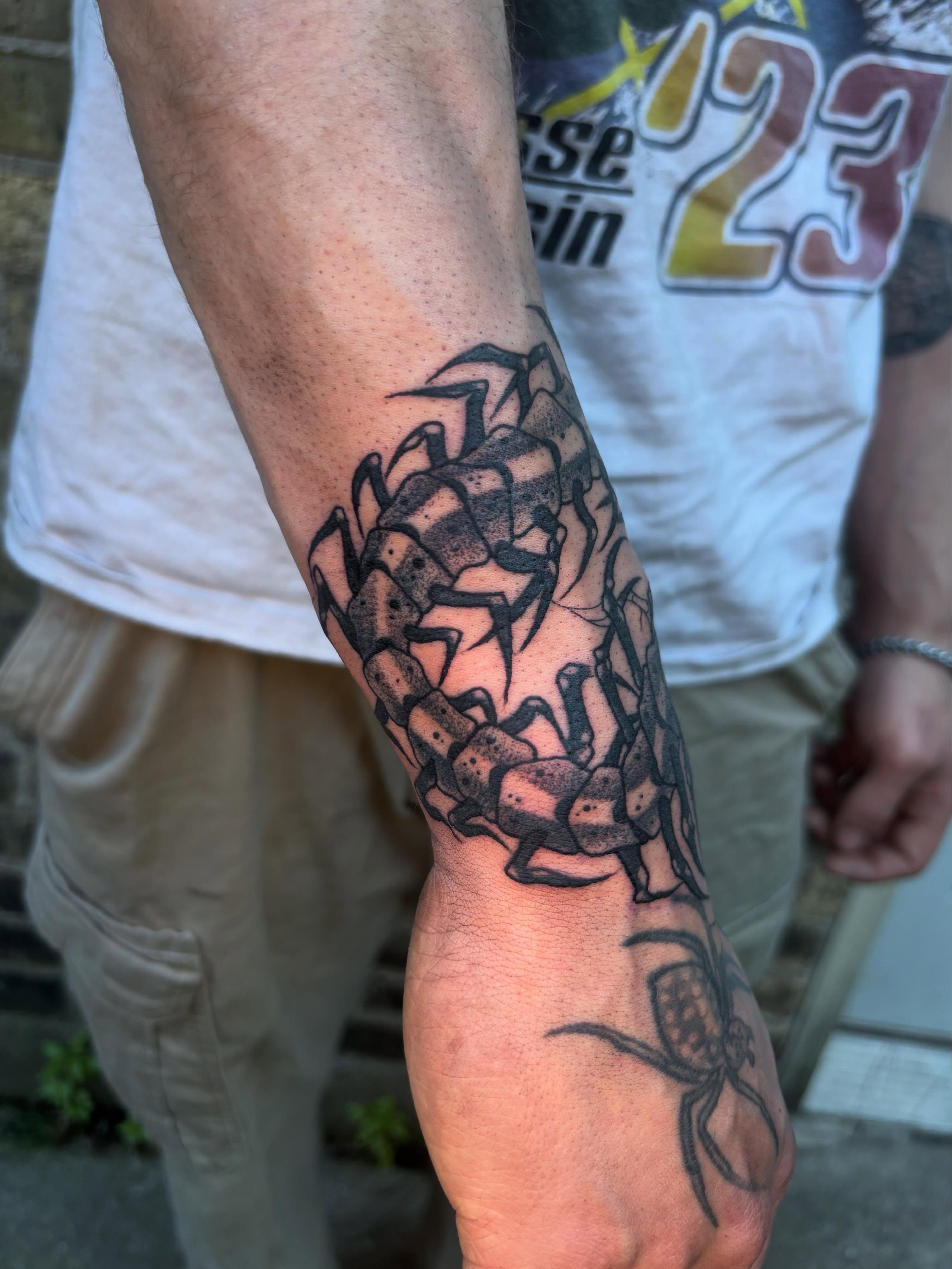 Tattoo by @jdawgdotgov — dotwork