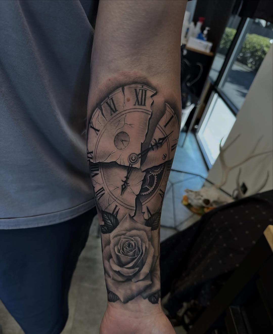 Tattoo by @_aaroncarey — realism, black_and_grey