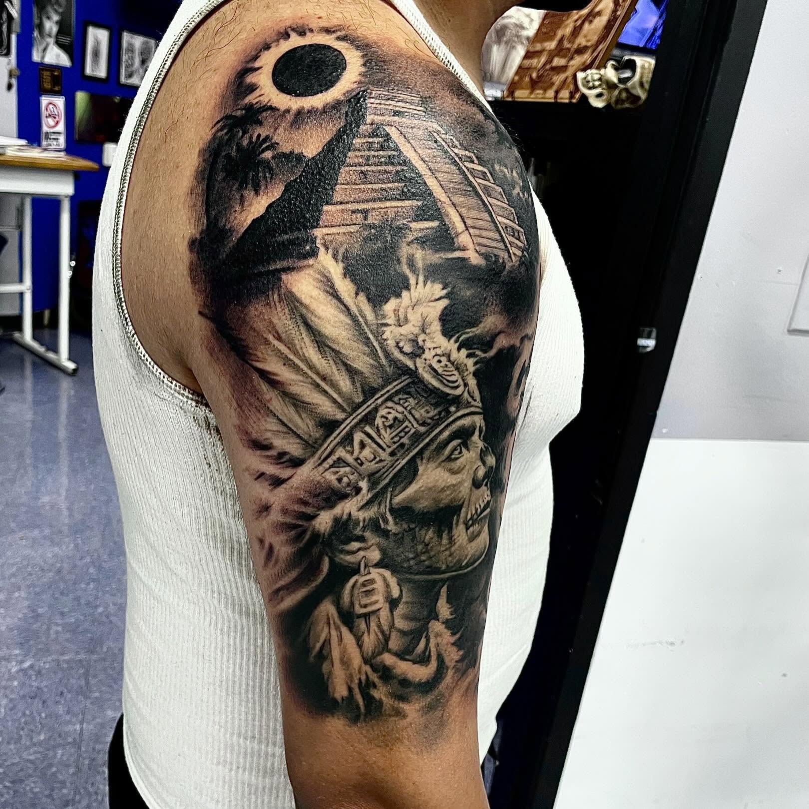 Tattoo by @doeboy818 β black_and_grey, realism