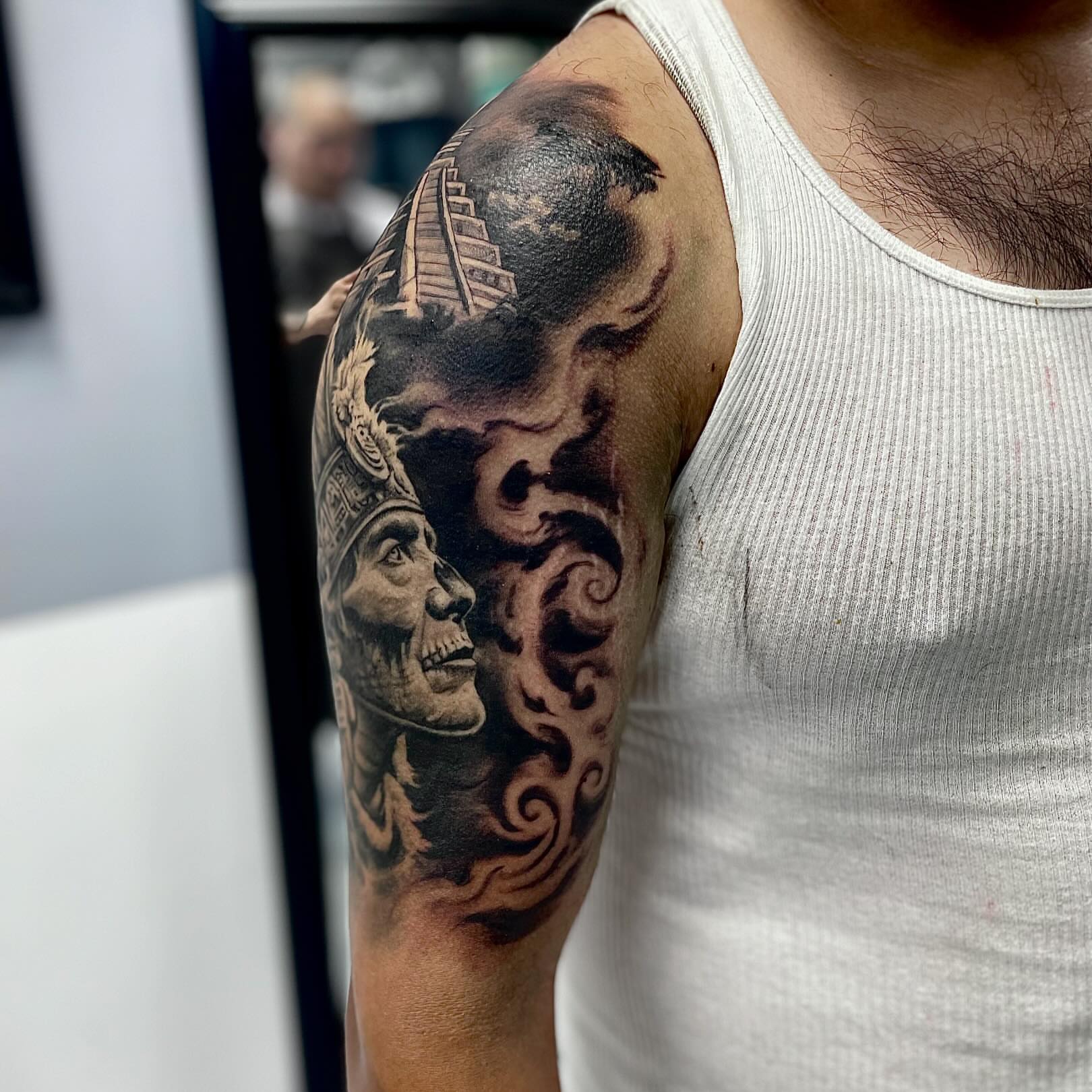 Tattoo by @doeboy818 β black_and_grey, realism