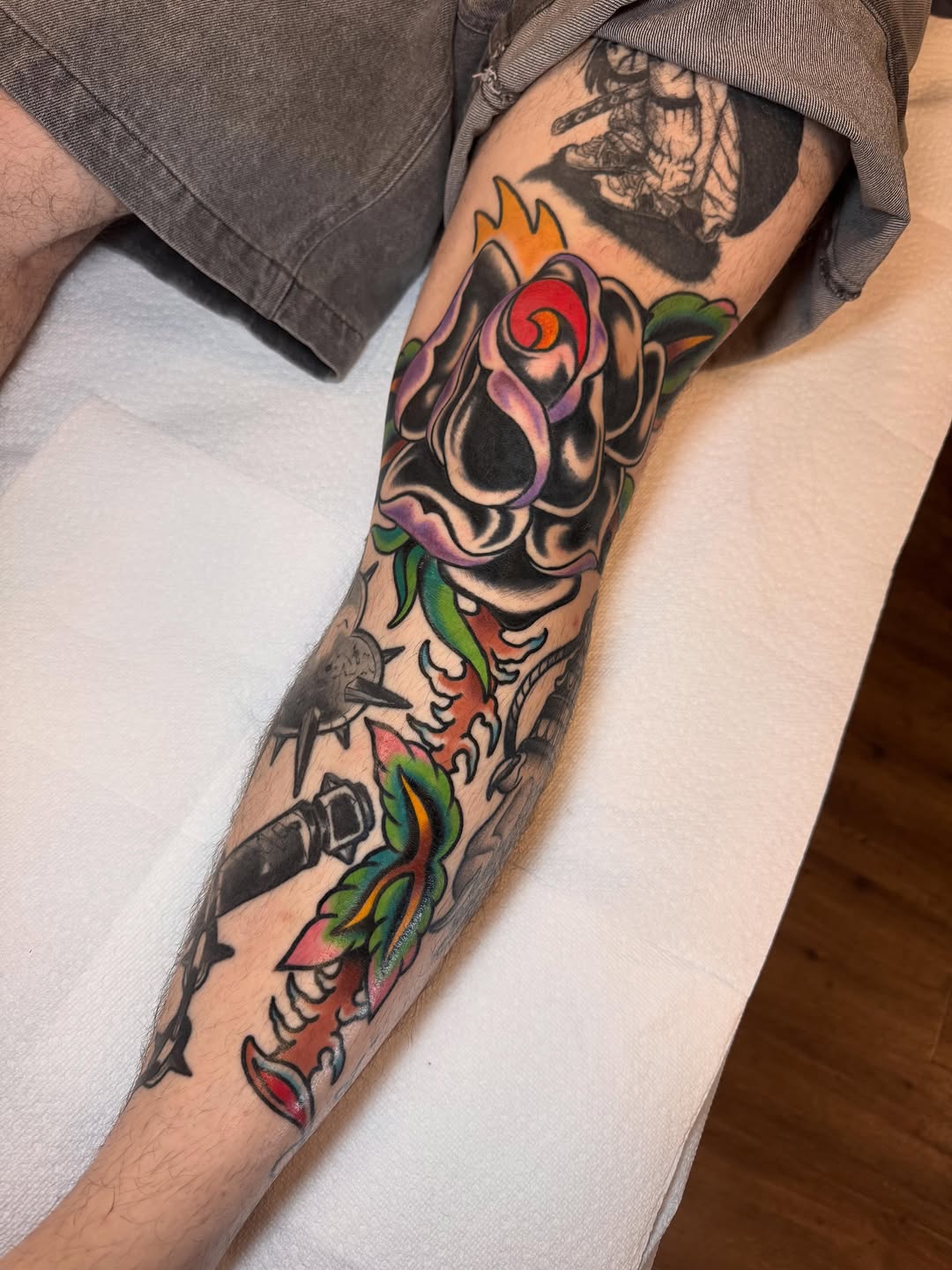 Tattoo by @floodrat — american_traditional, neo_traditional