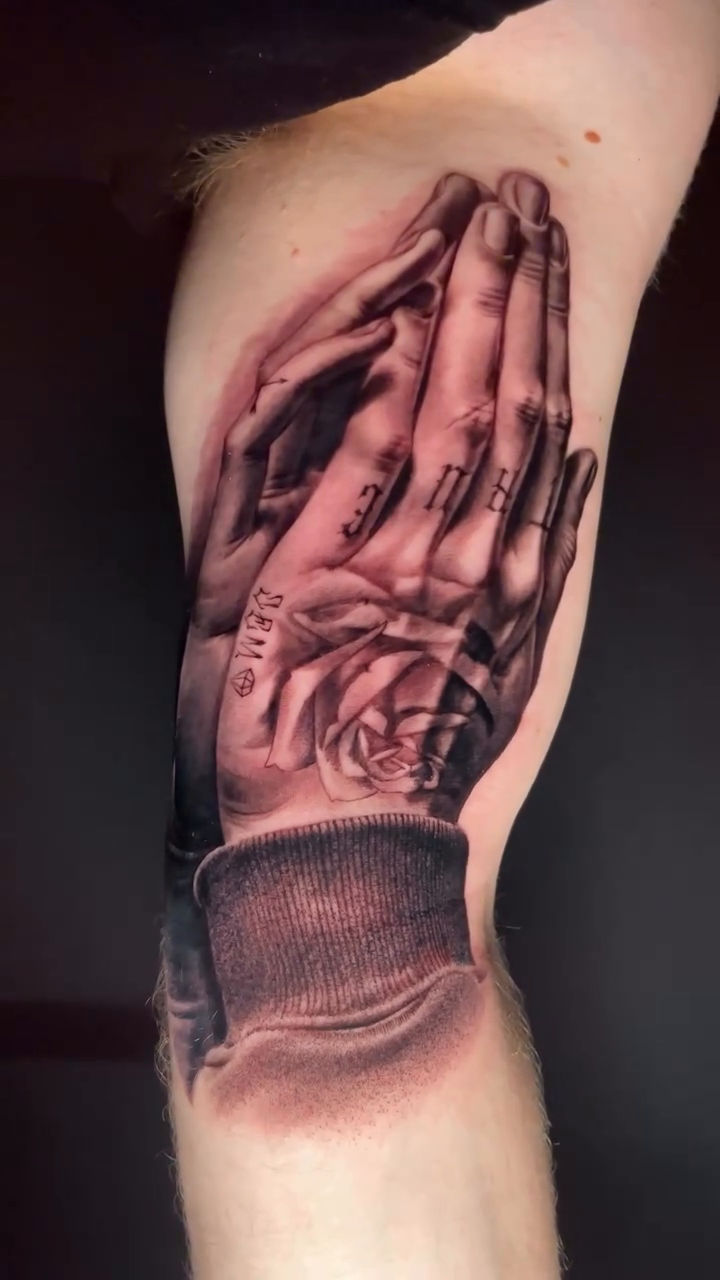 Tattoo by @_justin_reid_ — realism, black_and_grey