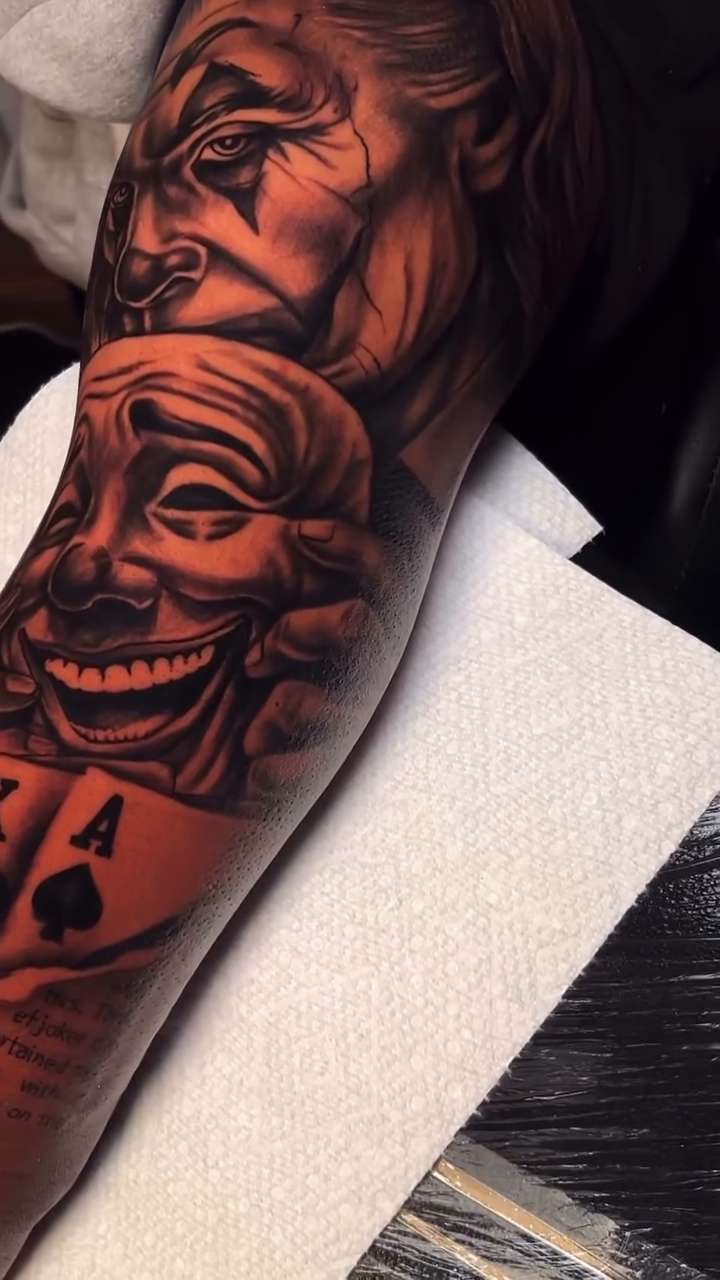 Realism tattoo on the forearm by Terrence jones