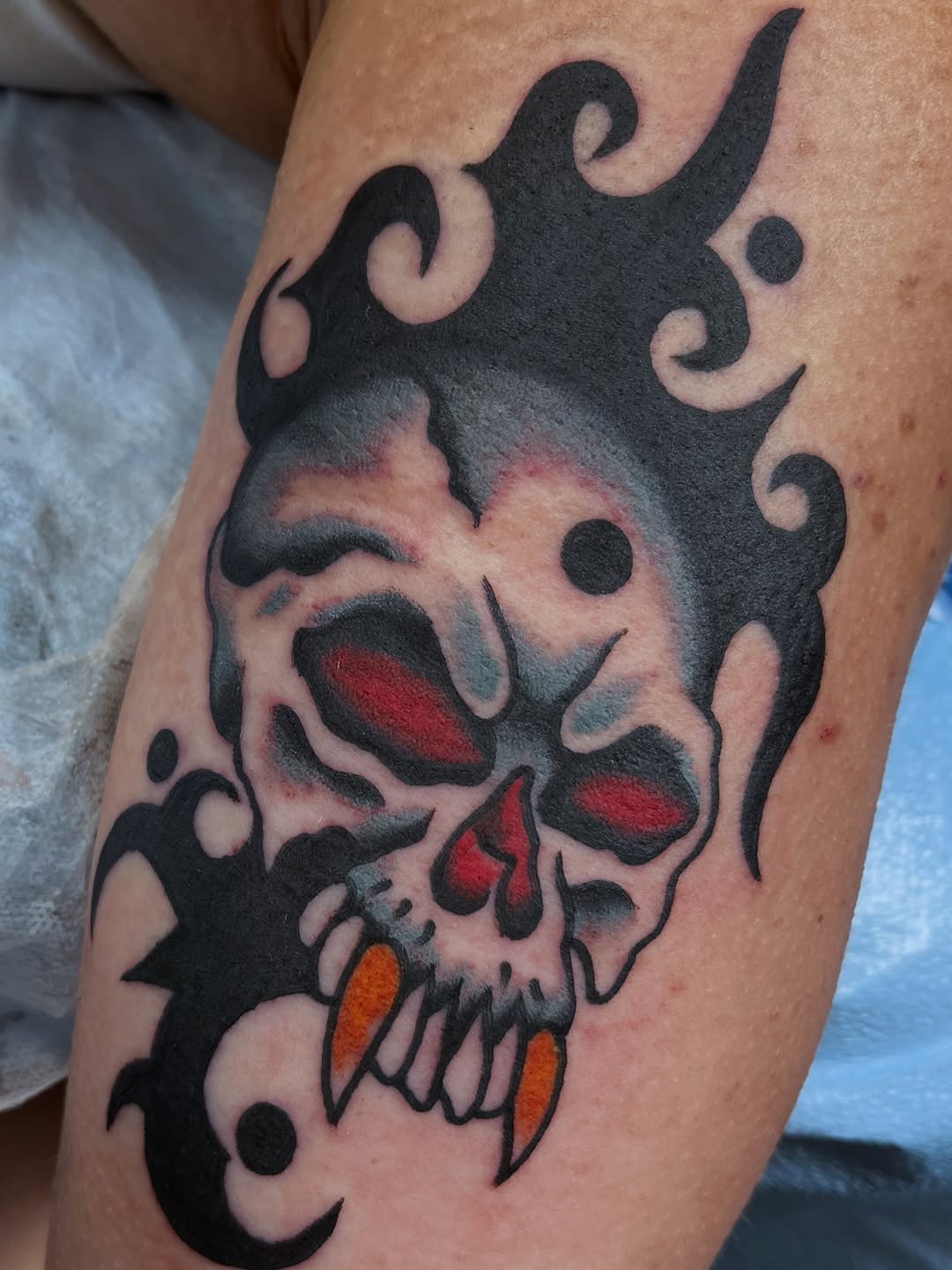 Tattoo by @timworthentattoo — american_traditional, black_and_grey