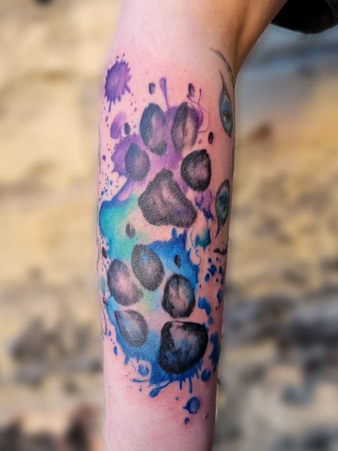 Tattoo by @tedslaymaker — watercolor