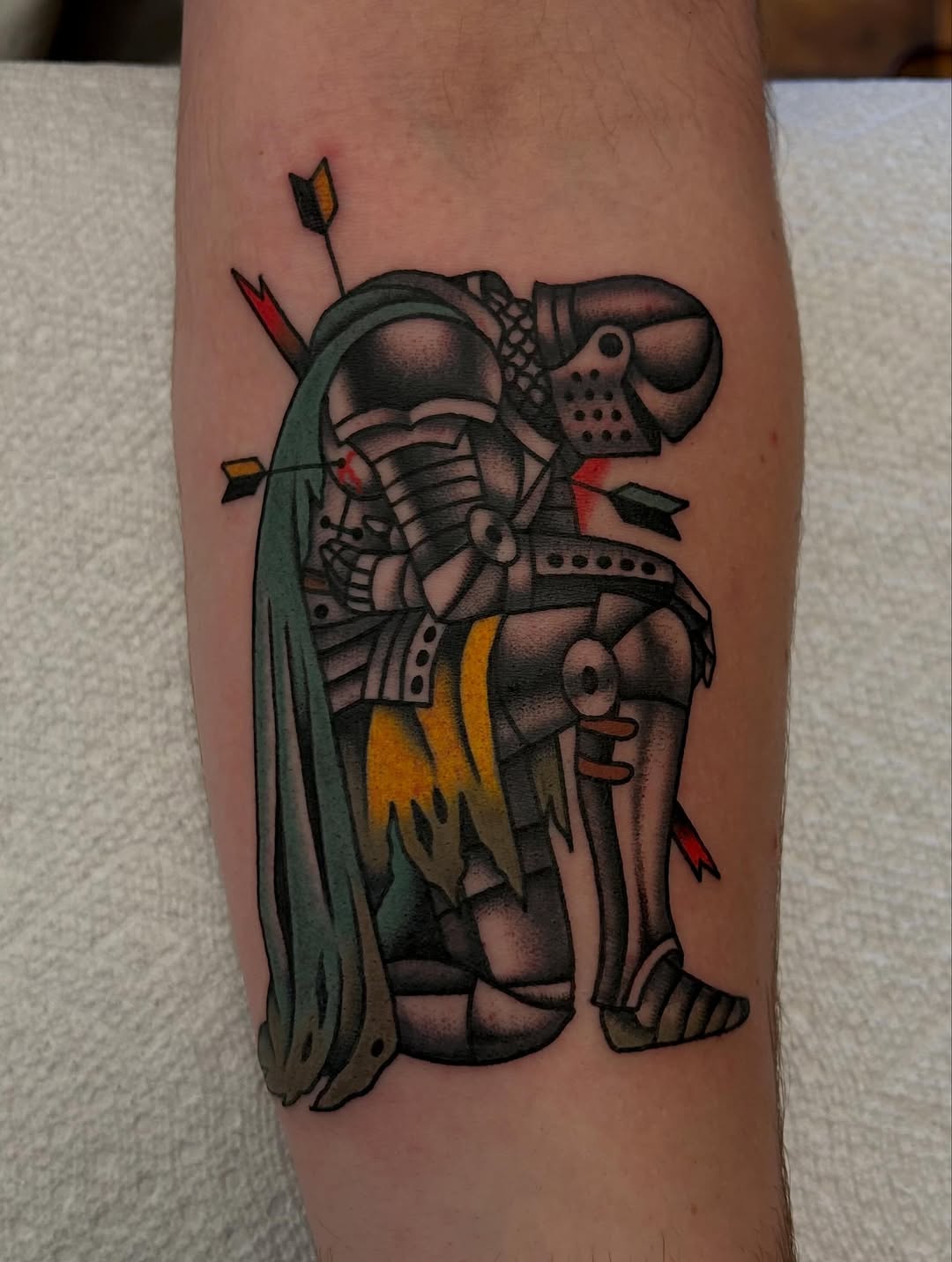 Tattoo by @christian.lasyone — american_traditional, black_and_grey