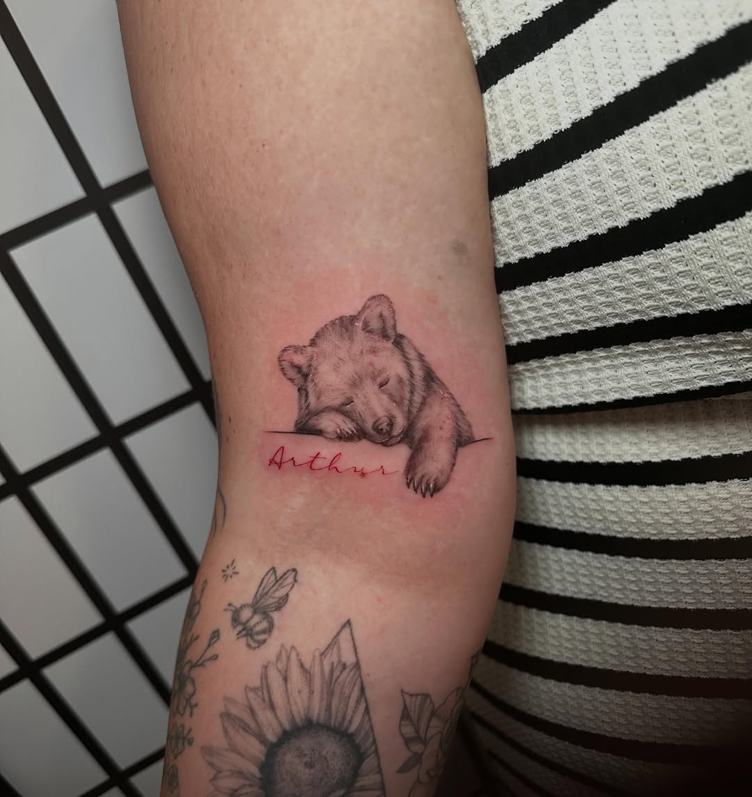 Tattoo by @artbymeganm — realism, lettering_script