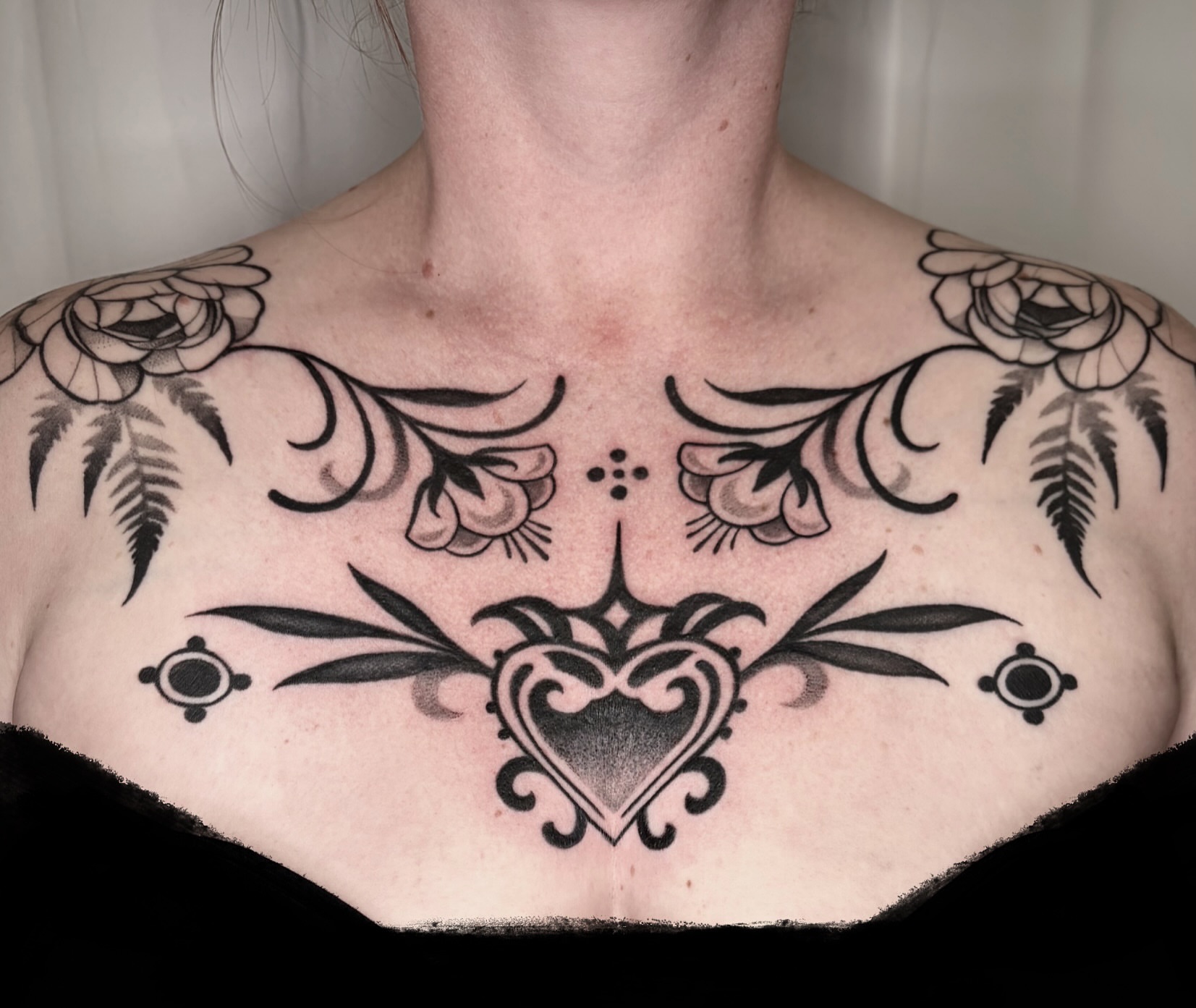 Tattoo by @maya_zink — black_and_grey, ornamental