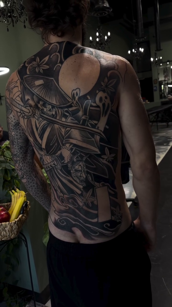 Tattoo by @johntattoo29 — japanese_irezumi, black_and_grey