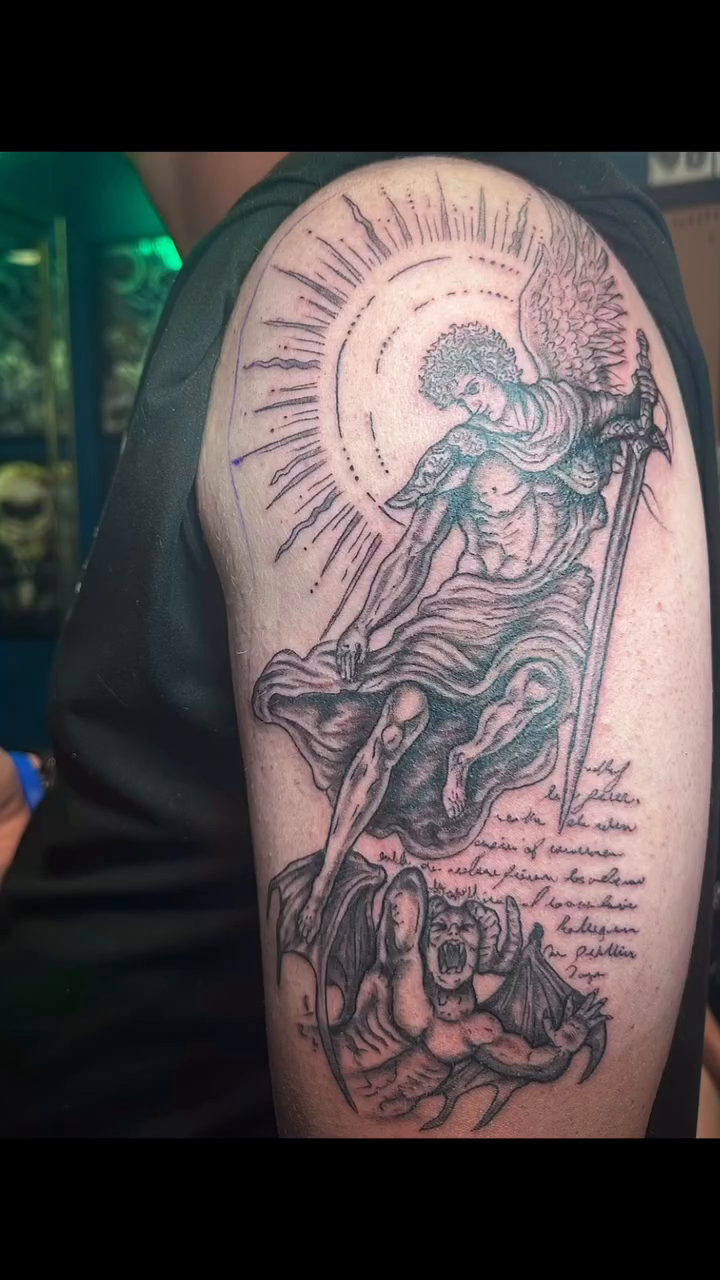 Tattoo by @mikailajean.designs — black_and_grey, realism
