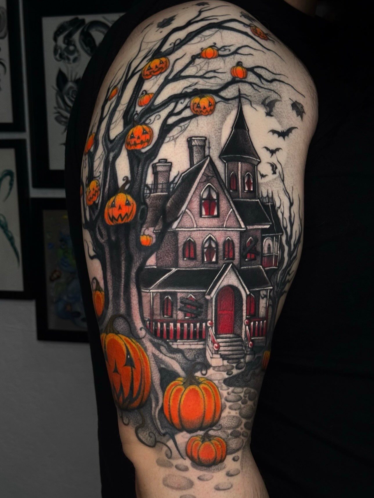 Tattoo by @kaylacancion — american_traditional, dark_realism