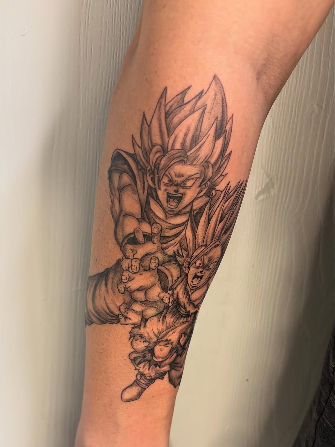 Tattoo by @jc_tat2s — anime, realism