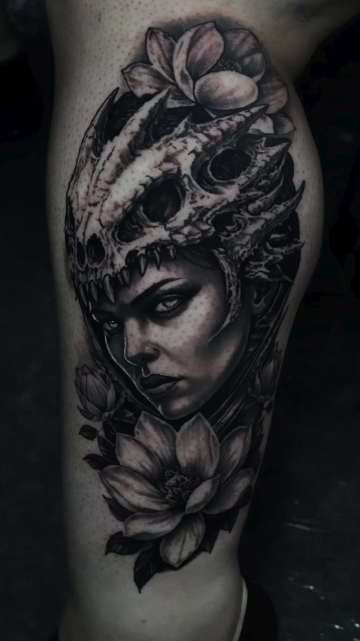Tattoo work at Bizarre Bazaar Tattoo Convention 2026