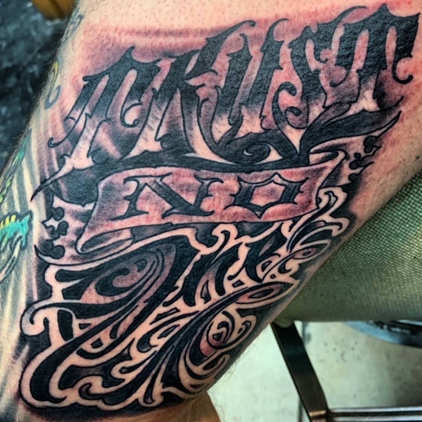 Tattoo by @bobmccartytattoos — black_and_grey