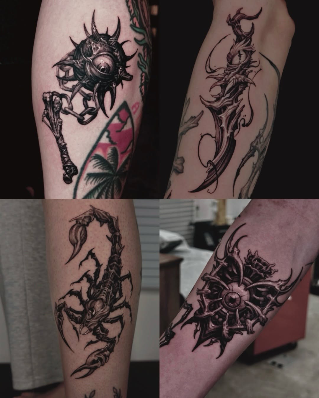 Tattoo by @doosik_tattoo โ dark_realism, black_and_grey