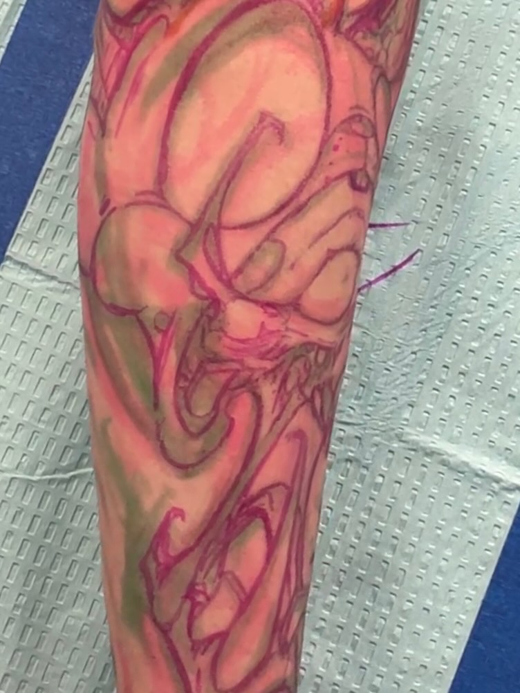 Tattoo by @jessesmithtattoos — dotwork