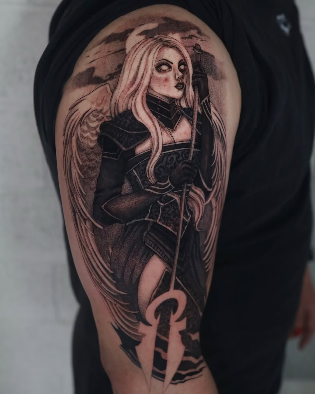 Tattoo by @idkdananicole β dark_realism, blackwork