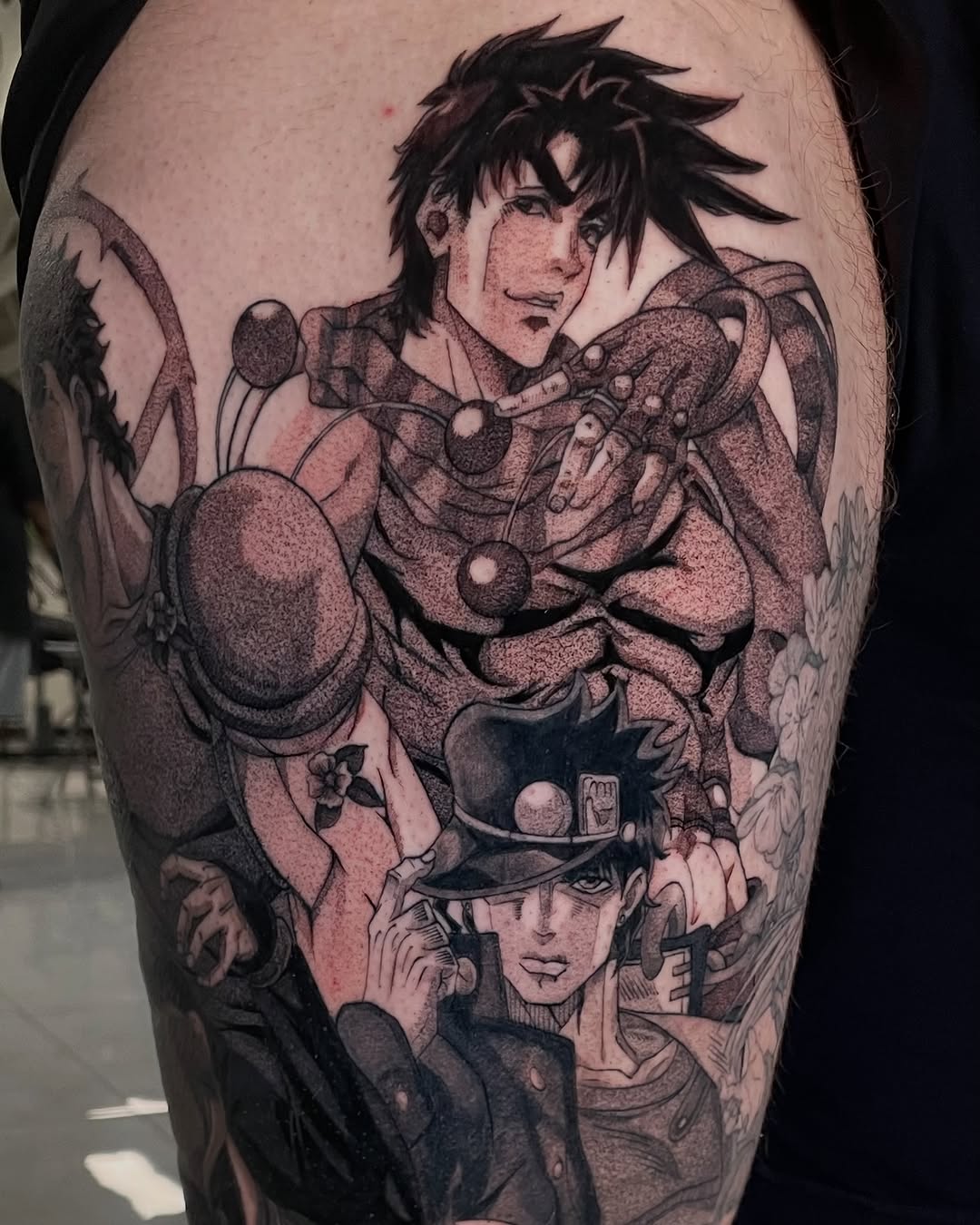 Tattoo by @idkdananicole β anime, dotwork