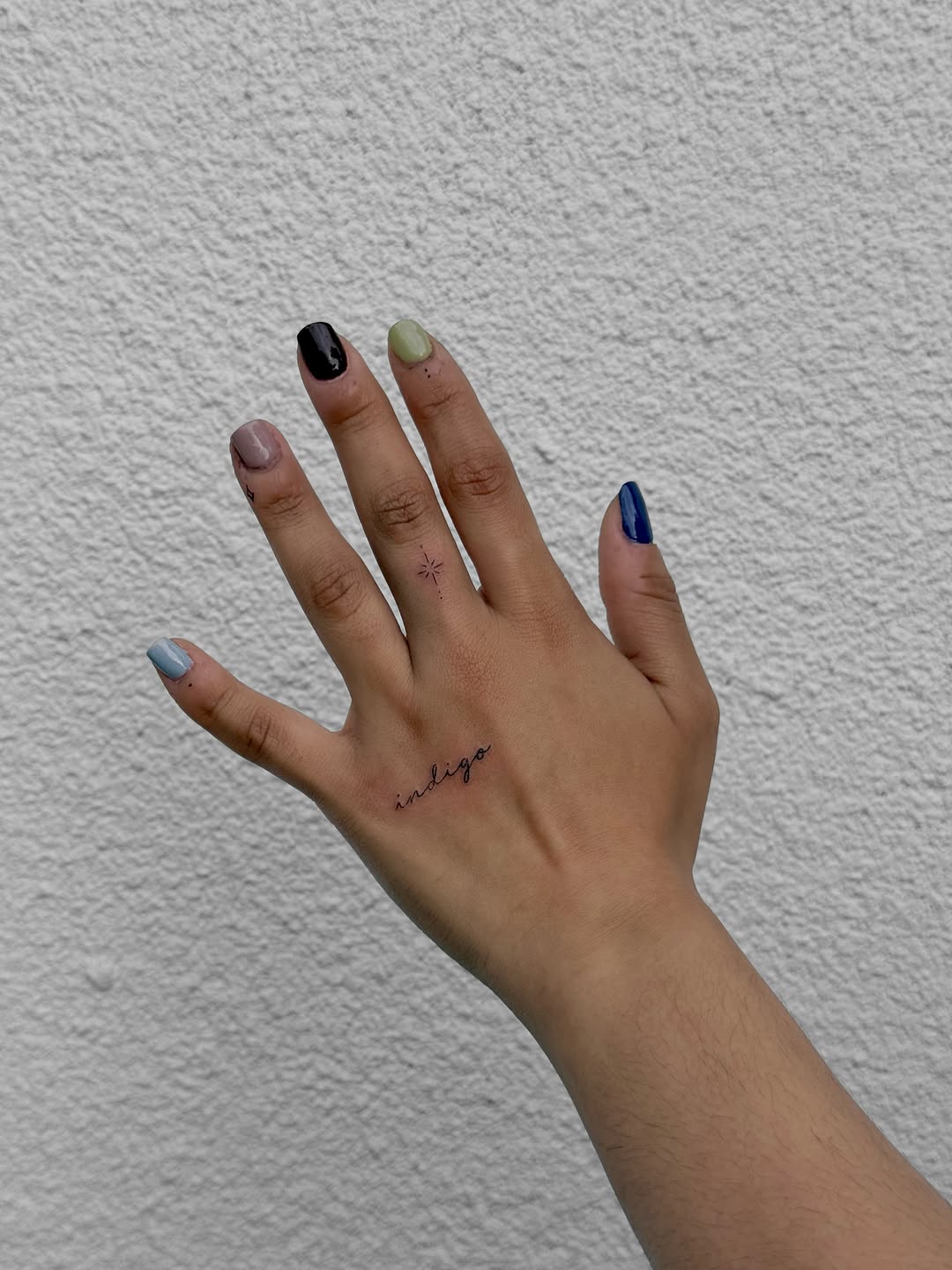 Tattoo by @avaniloutattoo — lettering_script, fine_line
