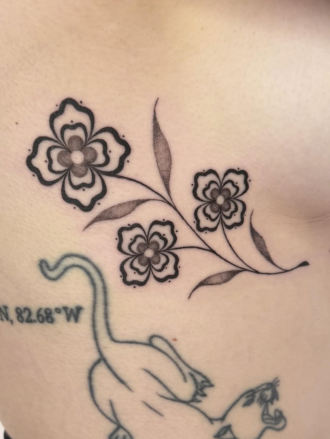 Tattoo by @leahramosink — fine_line, dotwork