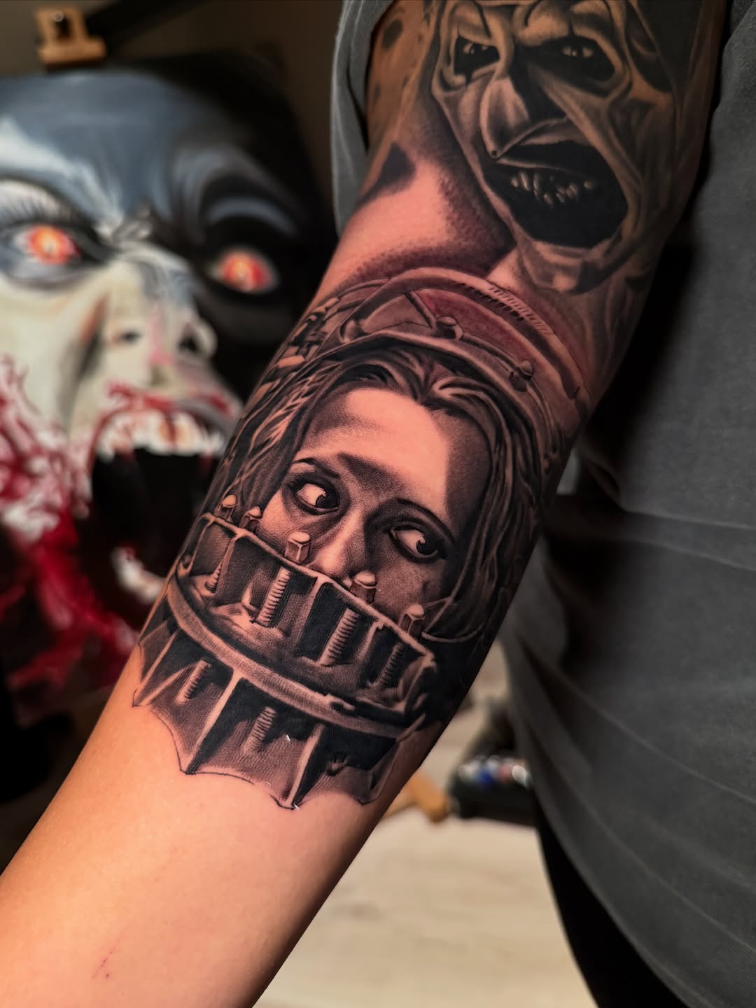 Tattoo by @stainlessneedle — realism, dark_realism