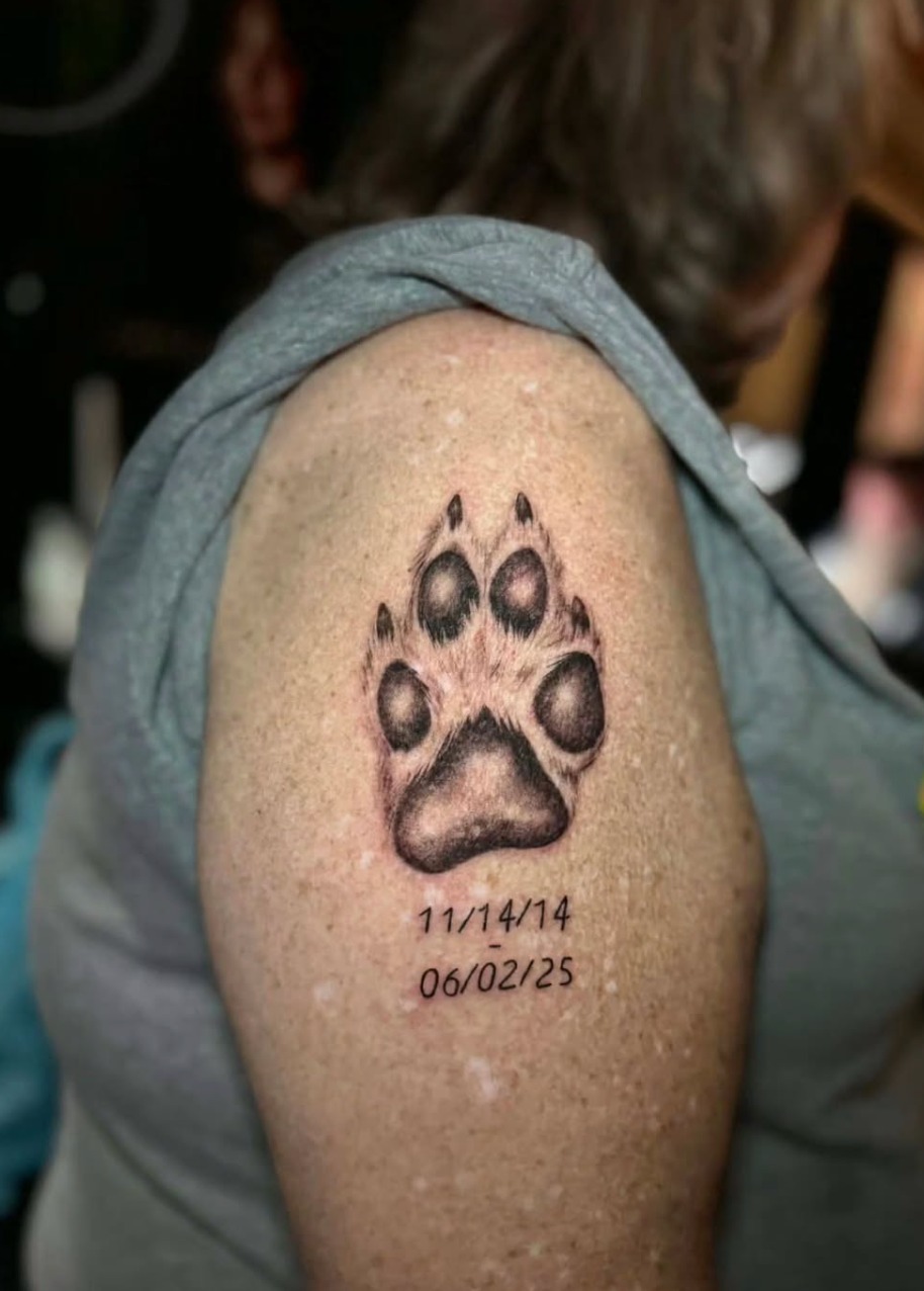 Tattoo by @faerie_rot_ โ realism, black_and_grey