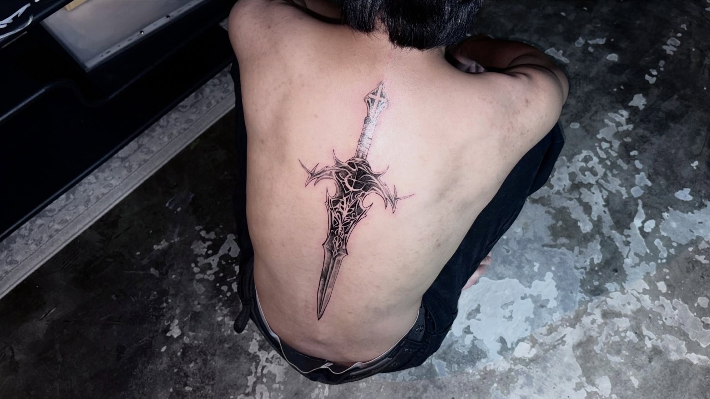Tattoo by @deathtxpia — black_and_grey