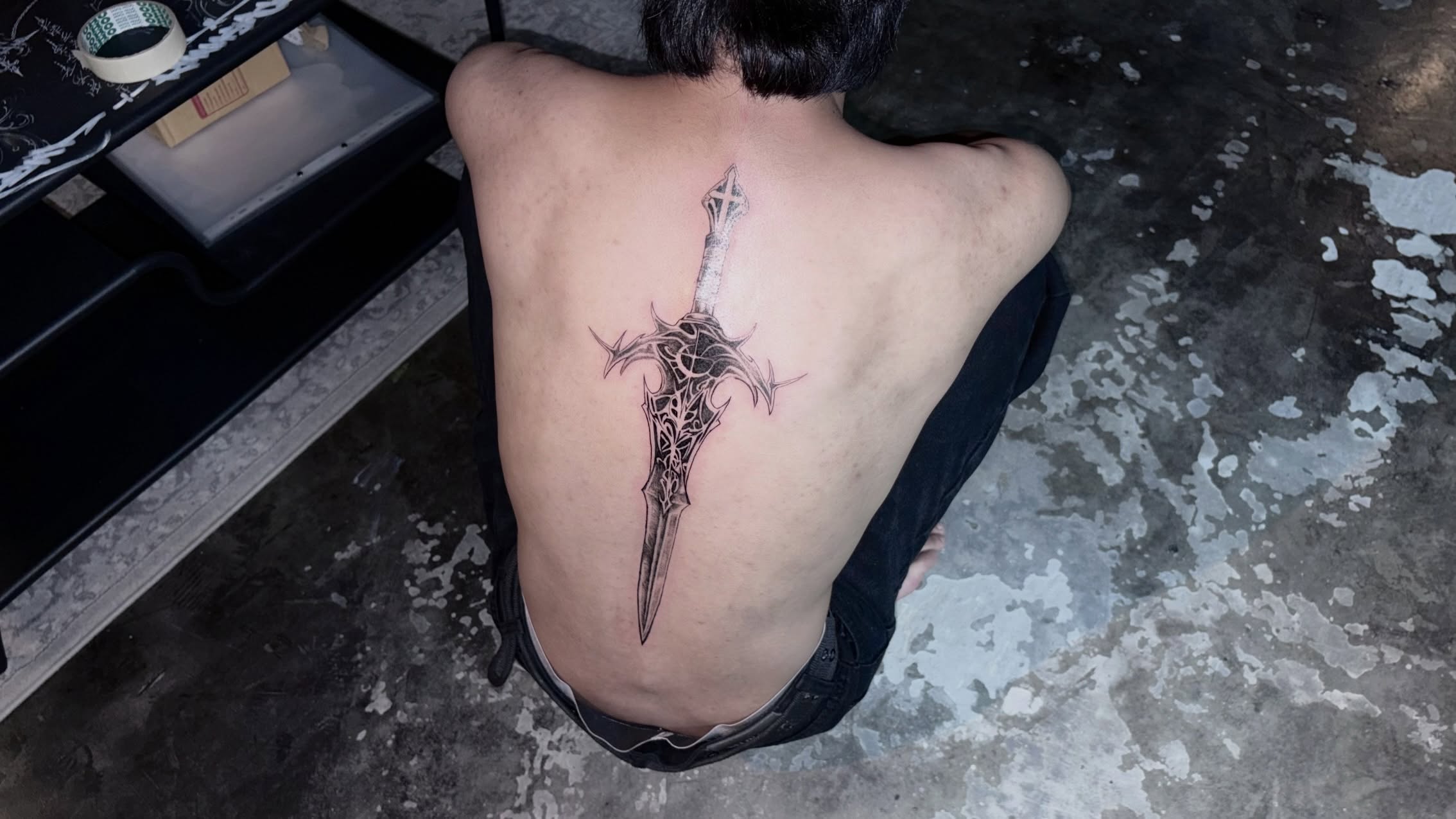Tattoo by @deathtxpia — black_and_grey