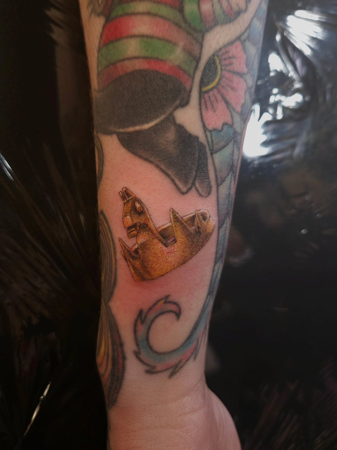 Anchor American traditional tattoo on the forearm by πΎπππππ πΎπππππ