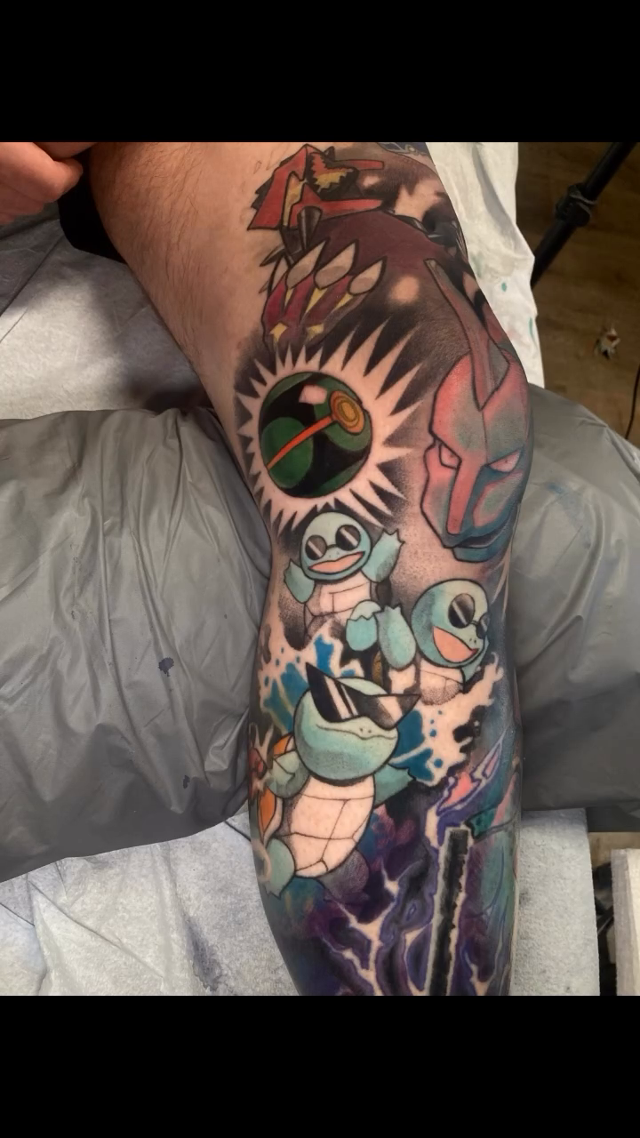 Tattoo by @rizzie_tat2 — anime, new_school