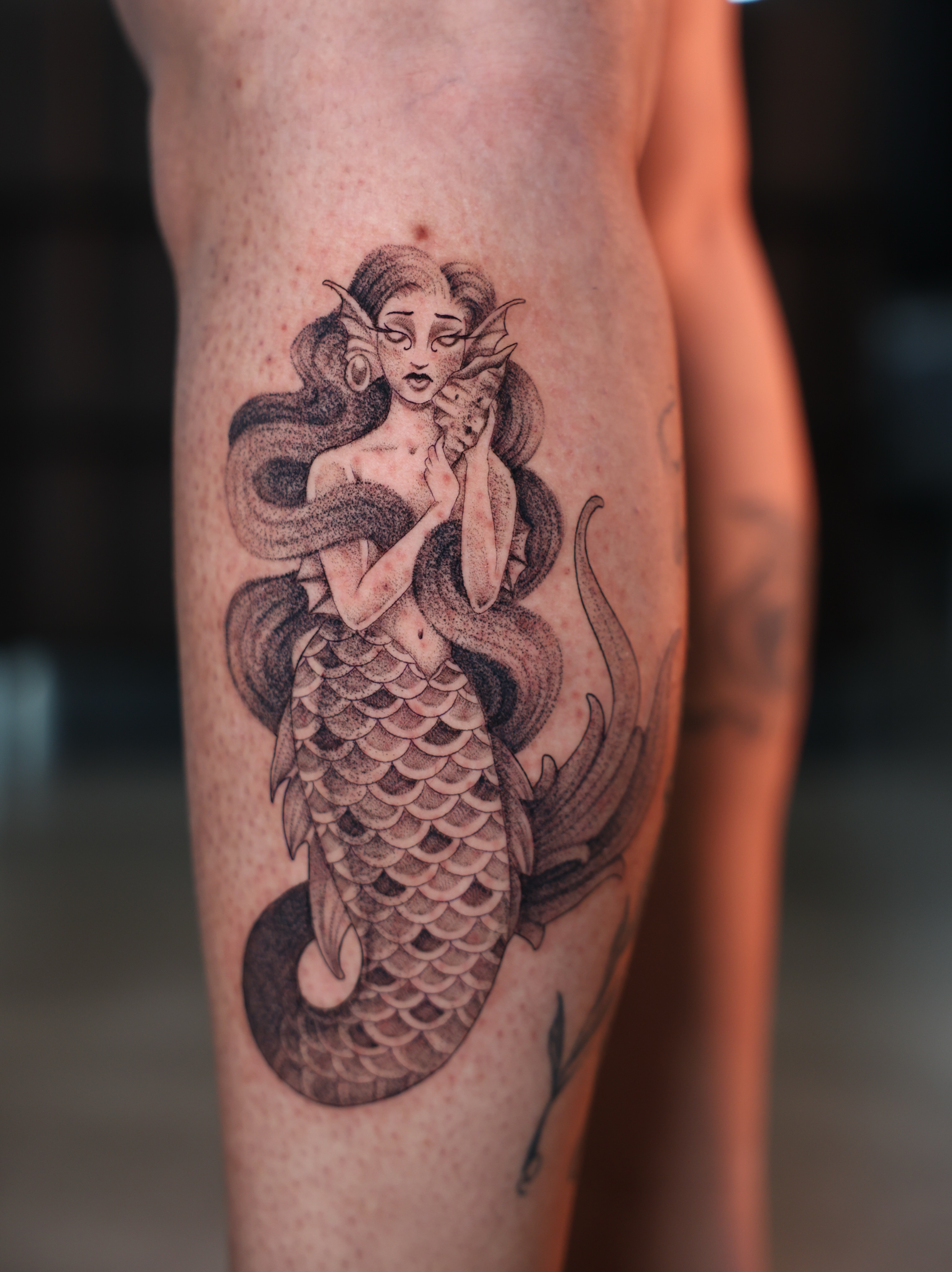 Tattoo by @hb_tattooer — black_and_grey, realism
