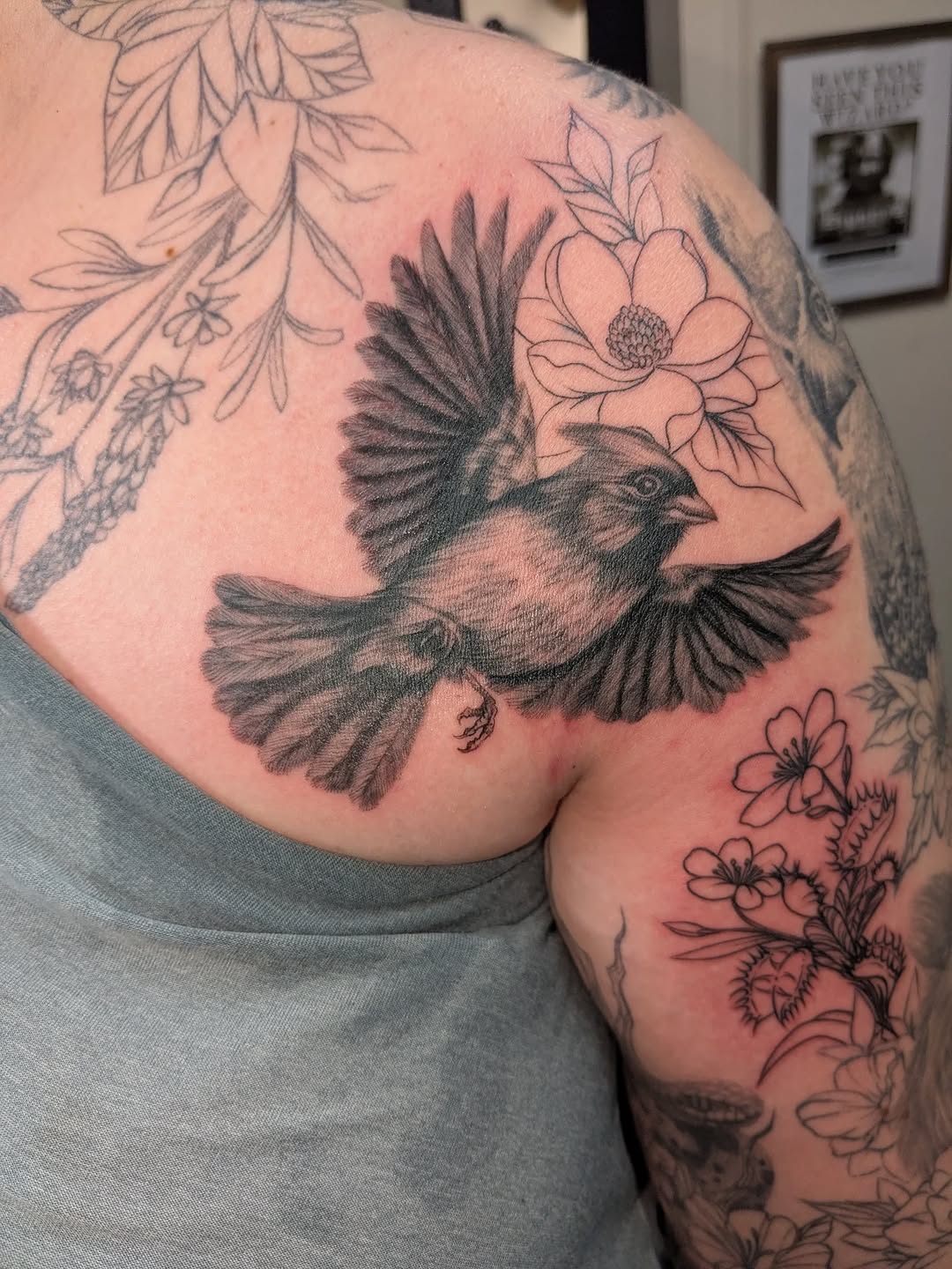 Tattoo by @jessica_fleischman — realism, black_and_grey