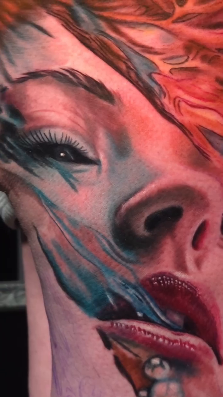 Tattoo by @inkbybrandonlee โ realism, trash_polka