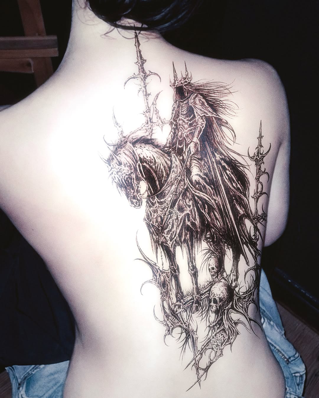 Tattoo by @leexitt — dark_realism, black_and_grey