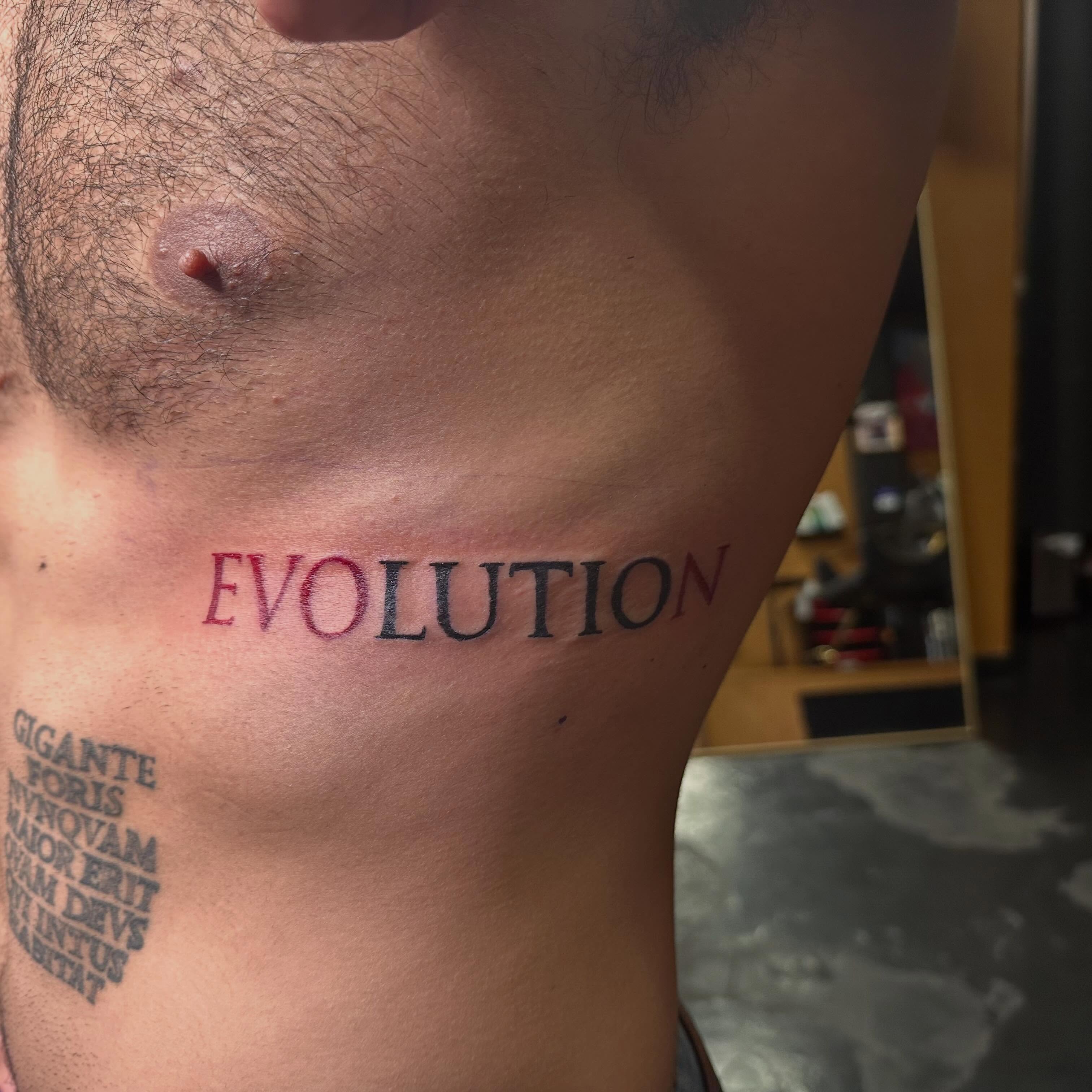 Tattoo by @red_inkz — lettering_script