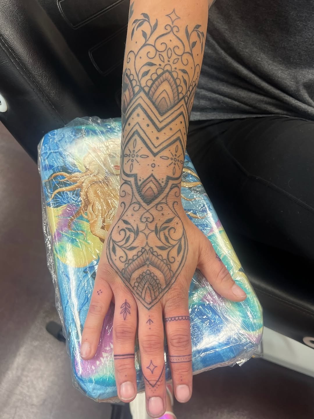 Tattoo by @lilylaurilatattoos — ornamental, geometric