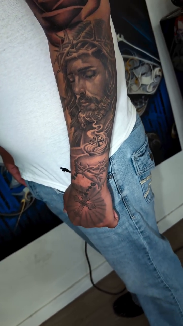 Tattoo by @dannys_tattoo_official — realism, black_and_grey