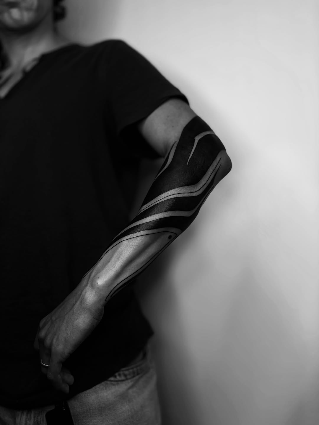 Tattoo by @azchiara — blackwork, geometric