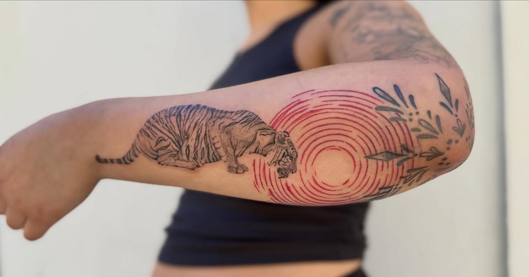 Tattoo by @inkthelab — realism, blackwork