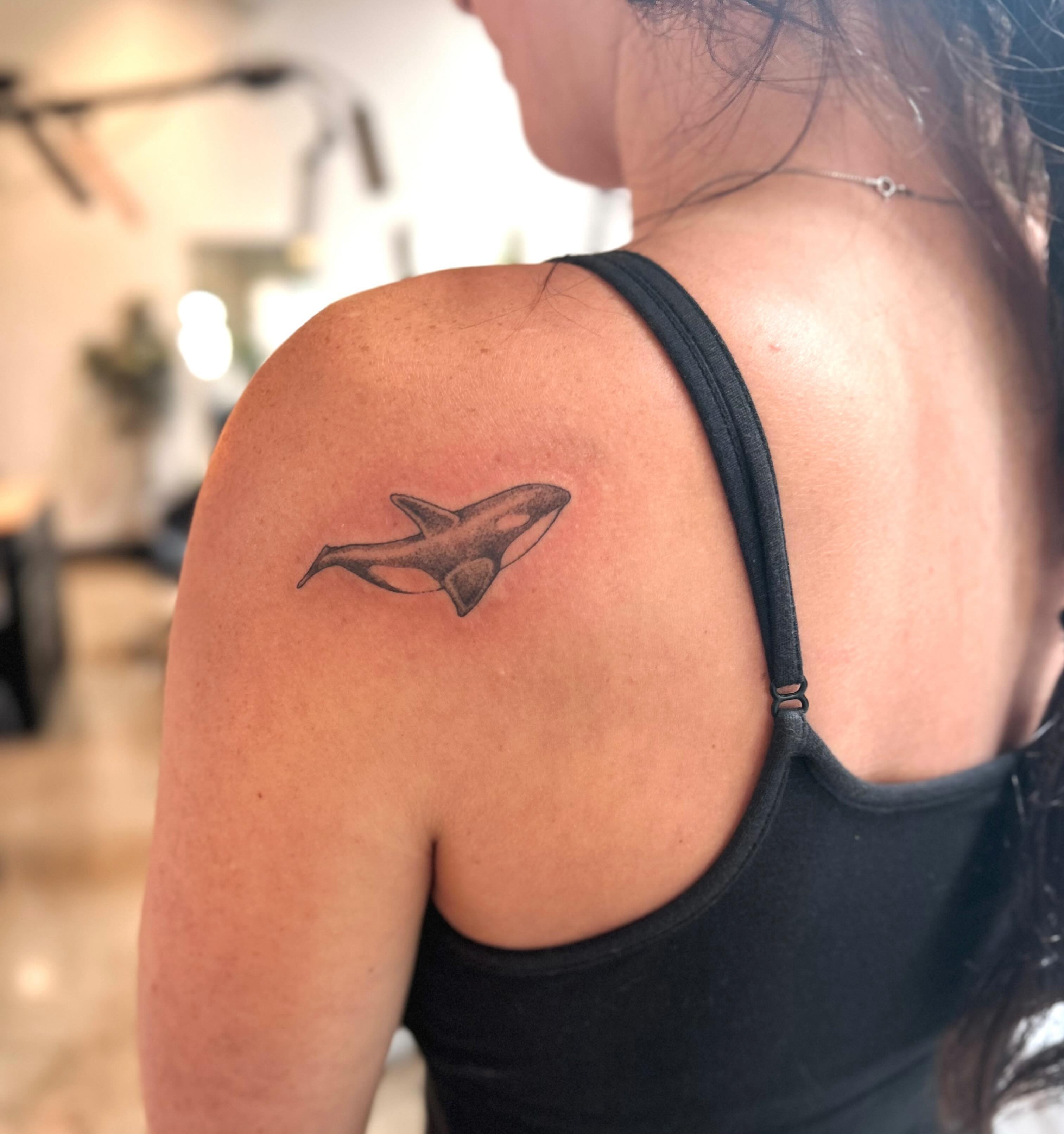 Tattoo by @littlebird_ink — black_and_grey