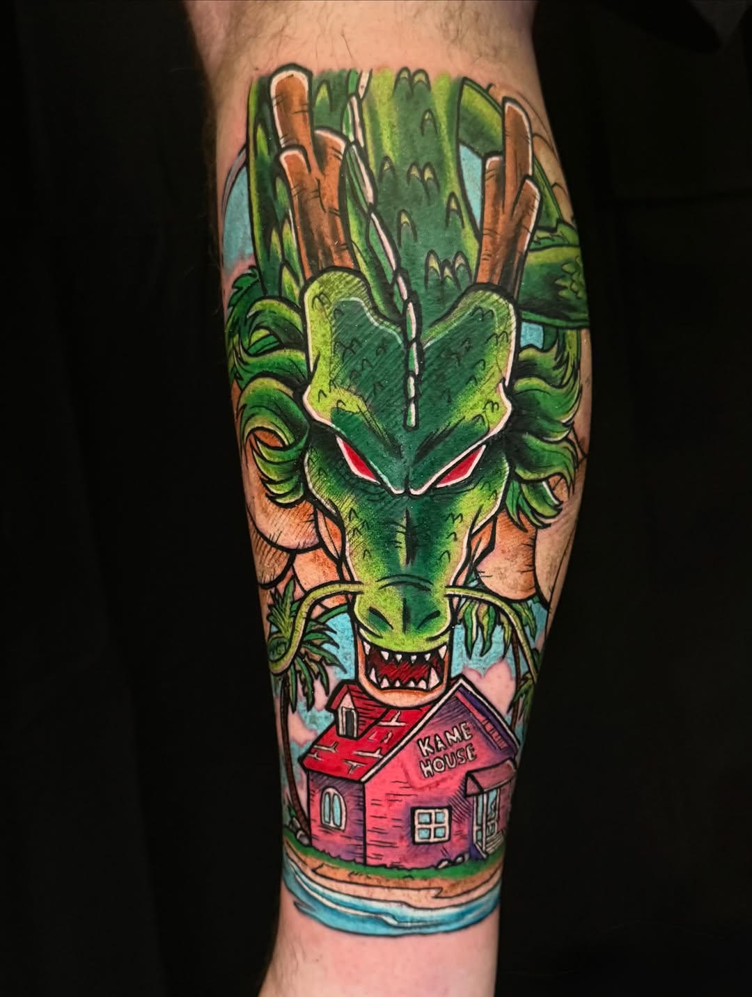 Tattoo by @salinastattoos โ new_school, anime