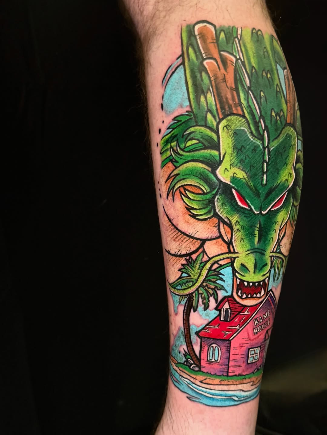 Tattoo by @salinastattoos โ new_school, anime