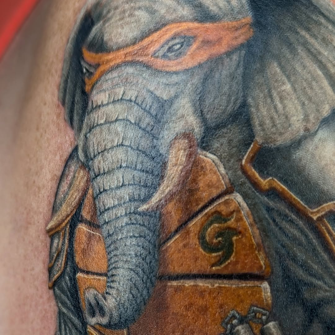 Tattoo by @hew_hoff — realism, black_and_grey