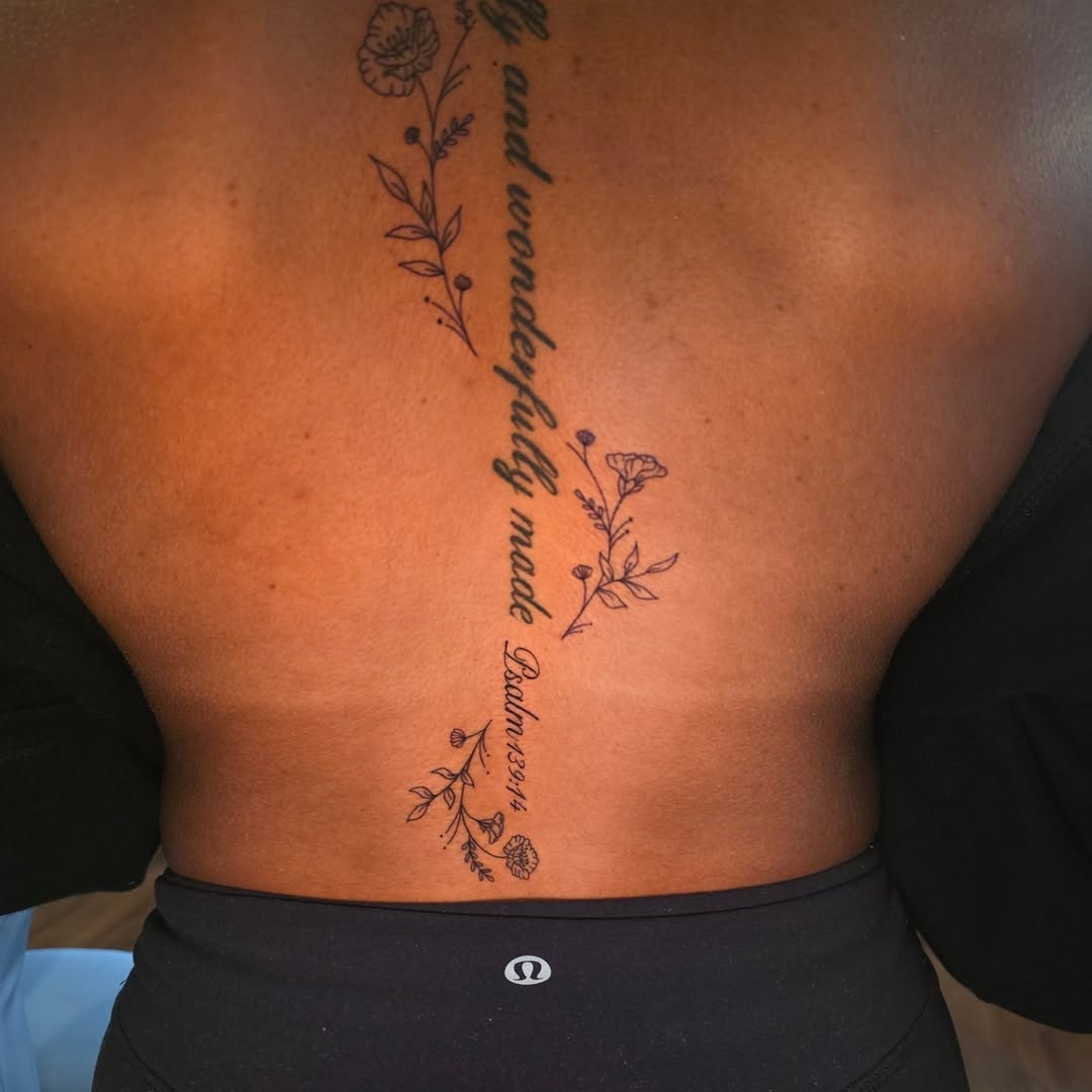 Tattoo by @shades_of_maggie — fine_line, lettering_script