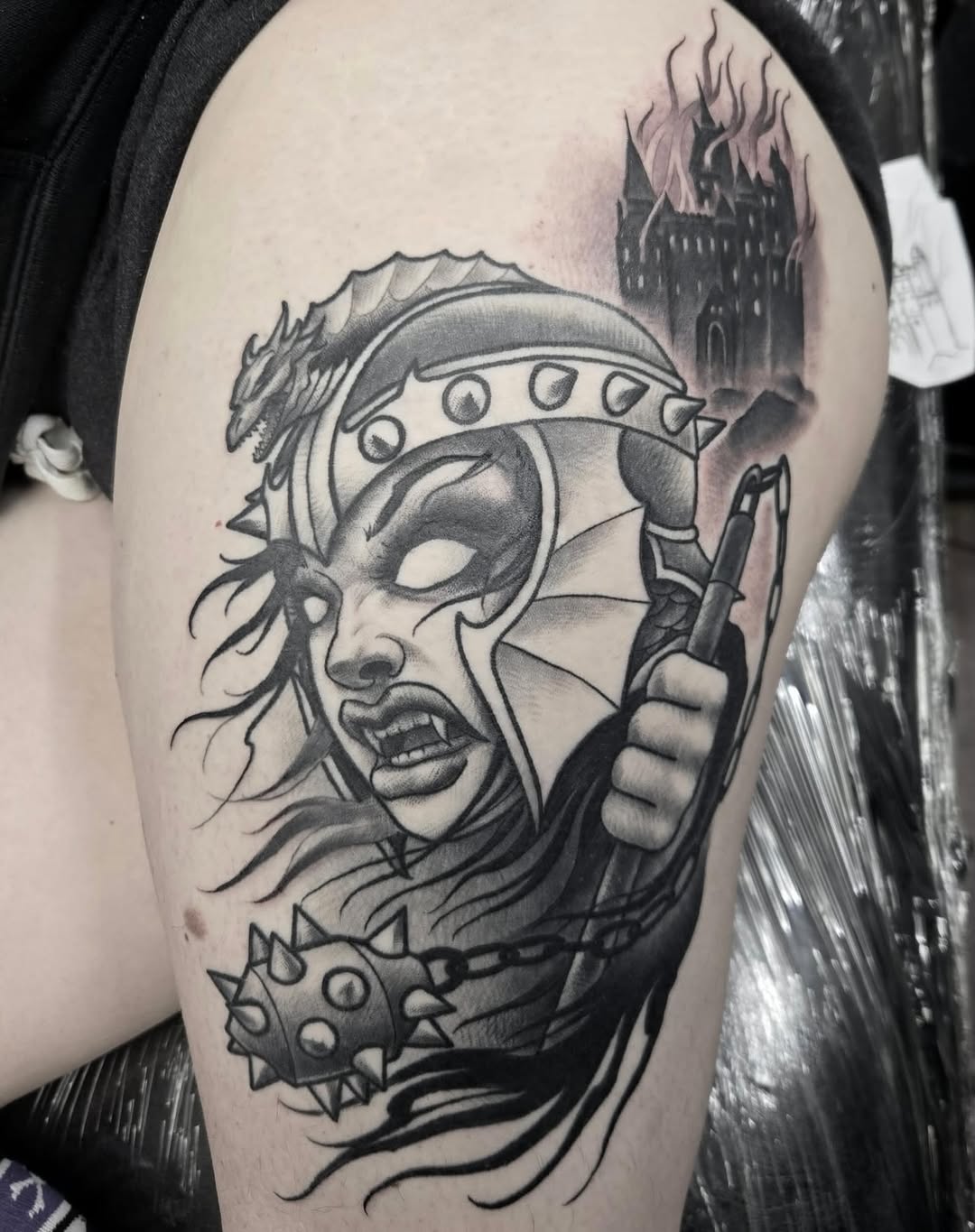 Tattoo by @heathen_tattooer โ neo_traditional, dark_realism