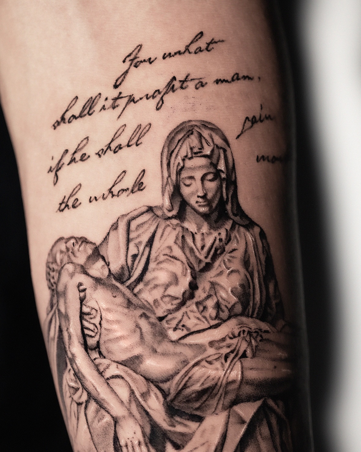 Tattoo by @tattooer_amu — black_and_grey, realism