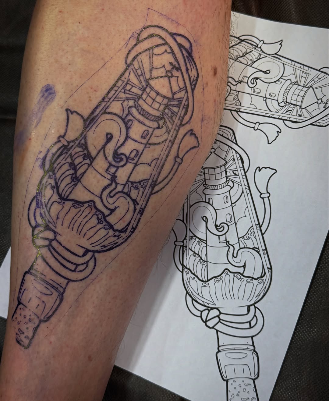 Tattoo by @kelsey_zussman โ neo_traditional